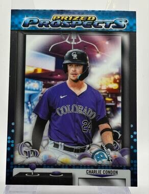 2025 Bowman Draft Charlie Condon Prized Prospects #PP-20 Colorado Rockies